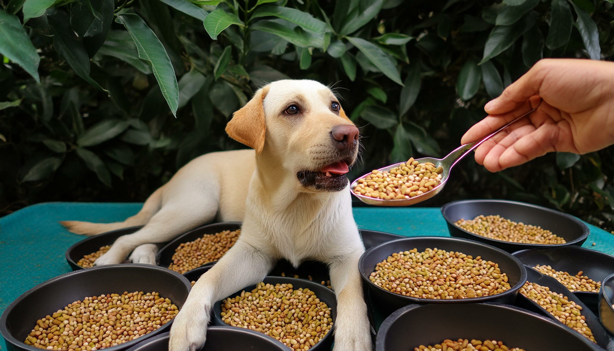 hungry Labradors