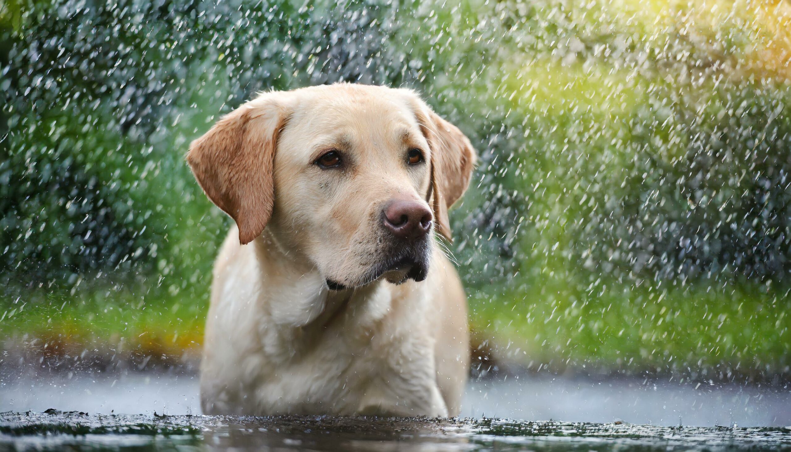 Labrador bathing frequency