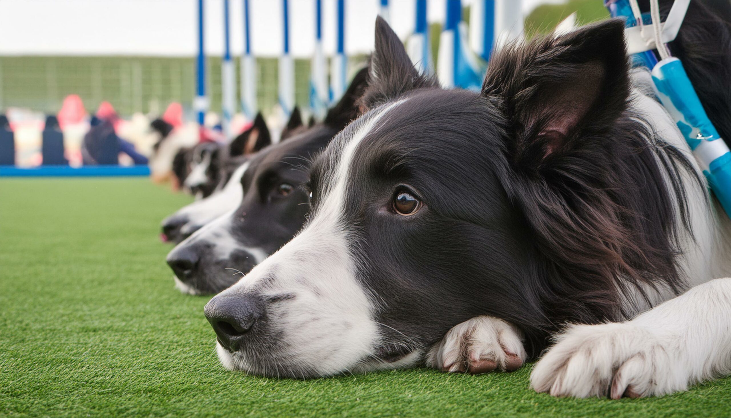 Border Collies lazy dogs