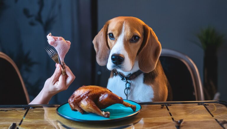 Beagles chicken