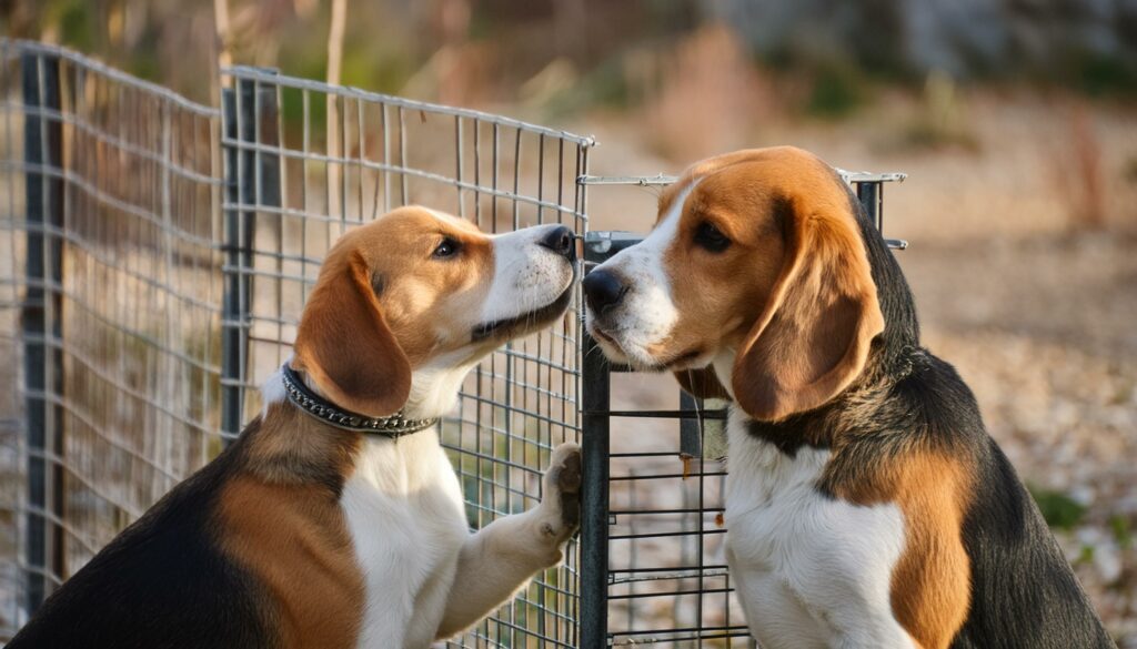 Beagles dog smells