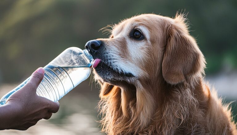 Golden Retrievers cold water