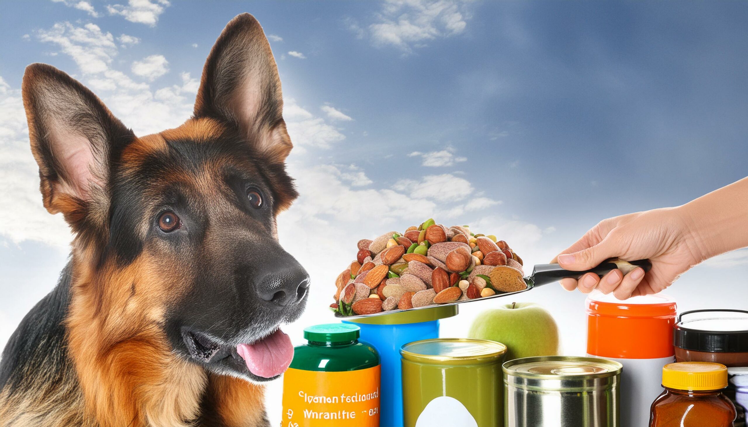 German Shepherd human food