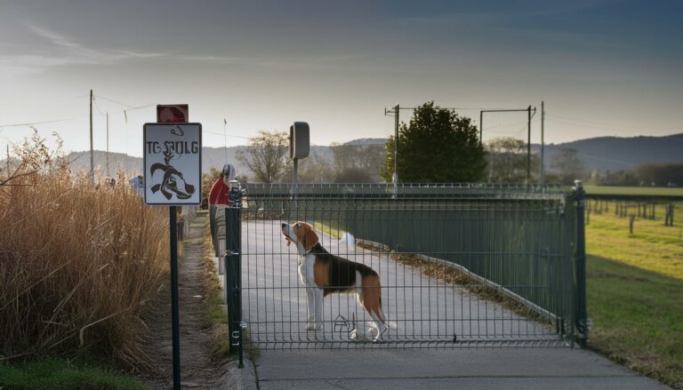 Beagle howling