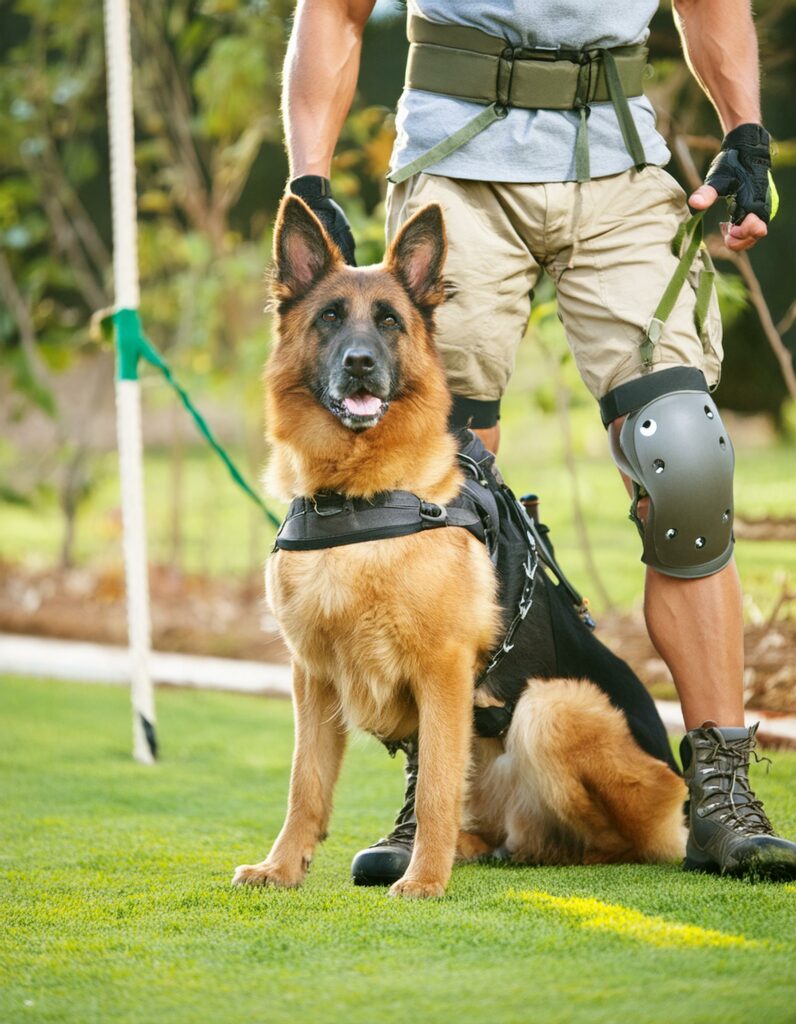 German Shepherd family dog