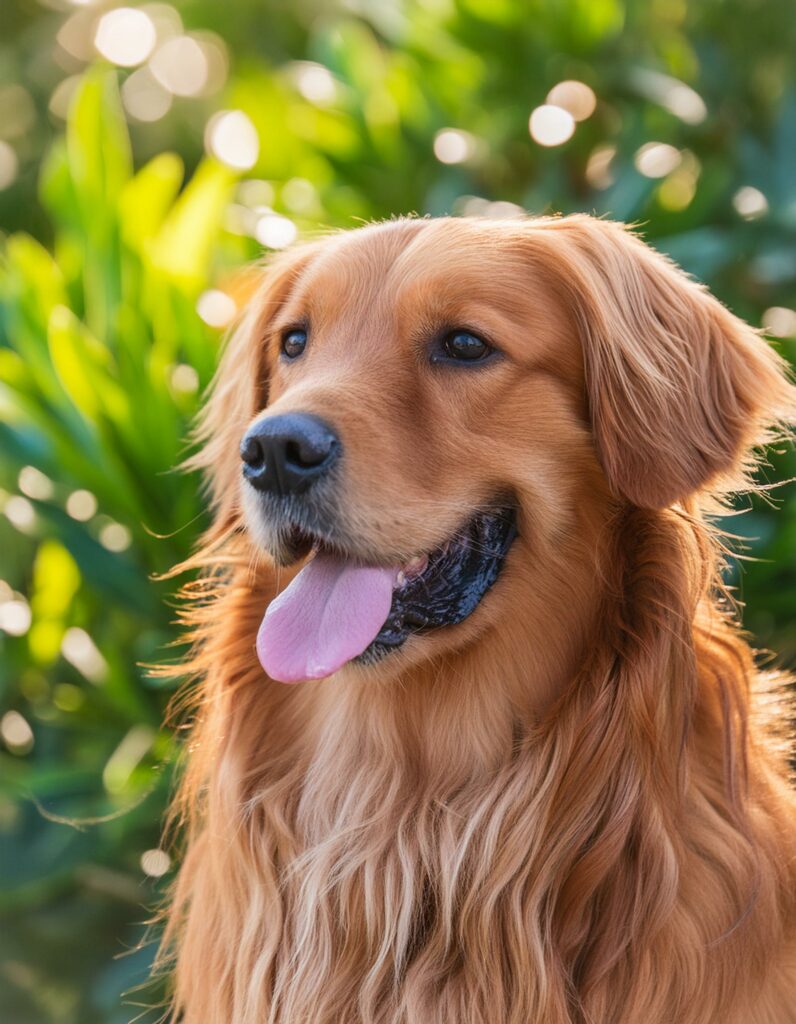 Golden Retrievers cold water