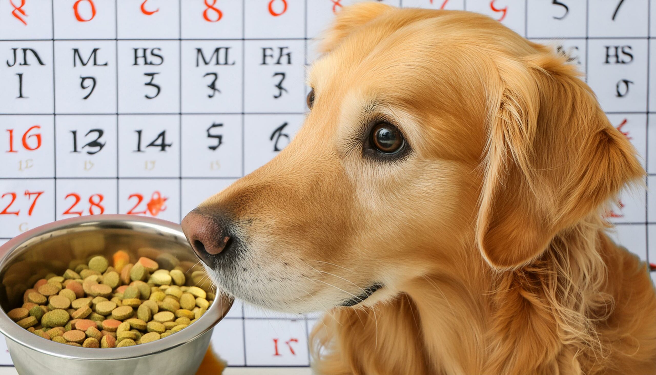 Golden Retriever Feeding