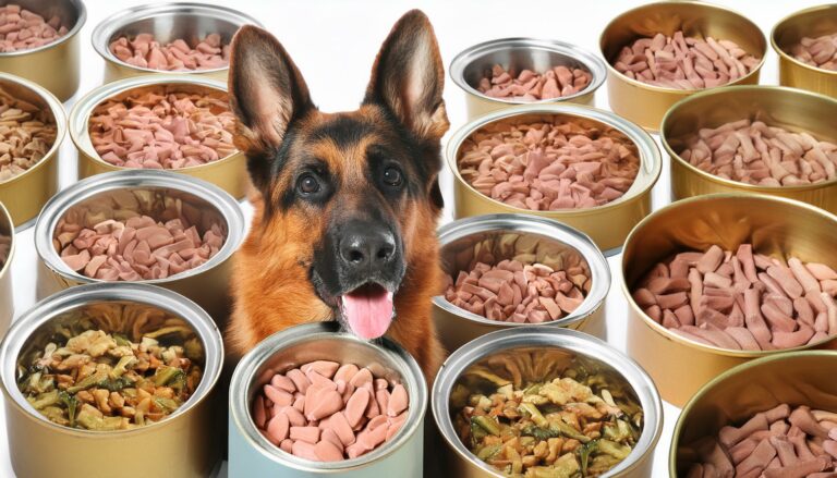 German Shepherd dog food