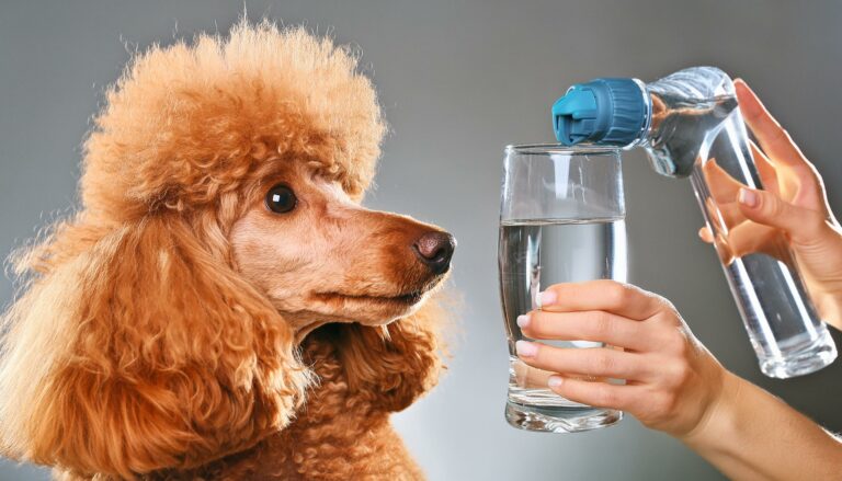 Poodle water consumption