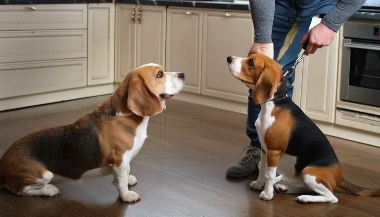 Beagle behavior correction