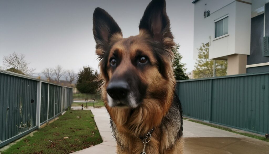 German Shepherd friendly