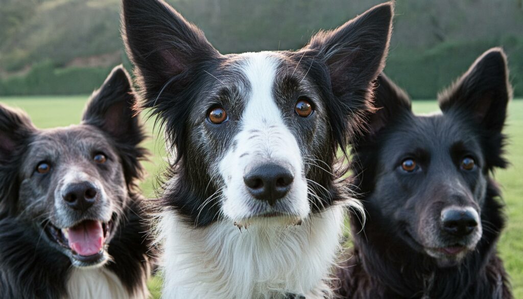 Border Collies staring behavior