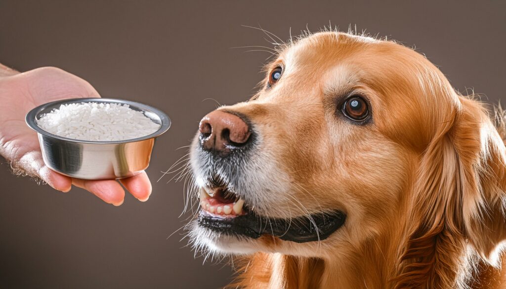 golden retrievers rice