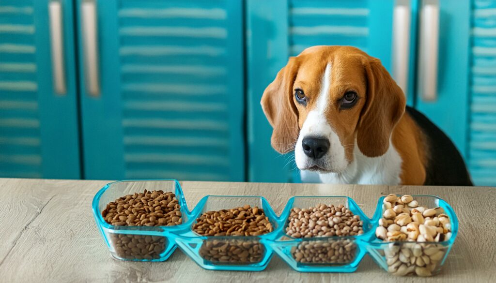 Beagle dog food