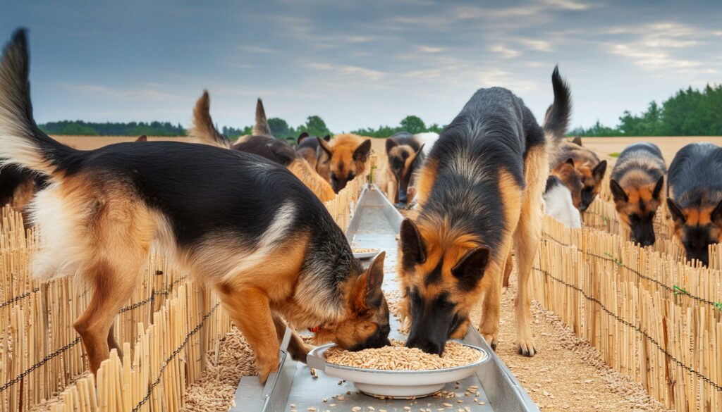 German Shepherd dog food