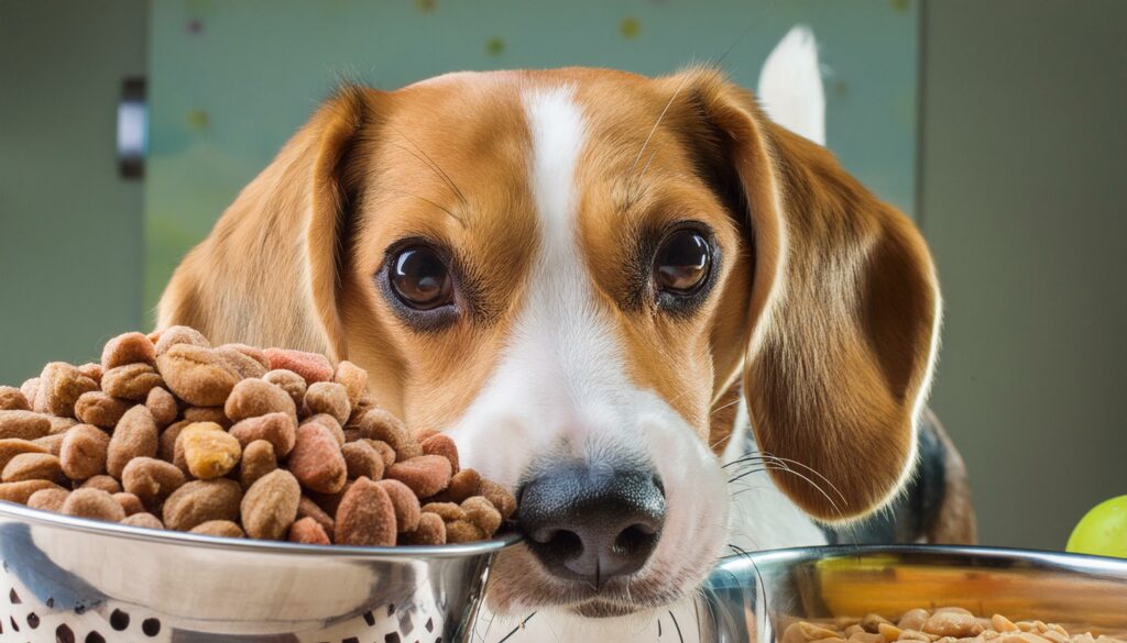 Beagle dog food