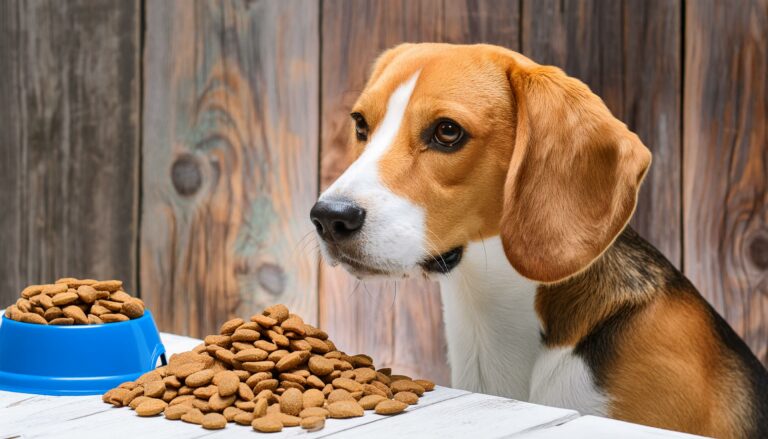 Beagle dog food