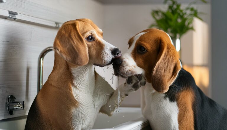 Beagles dog smells