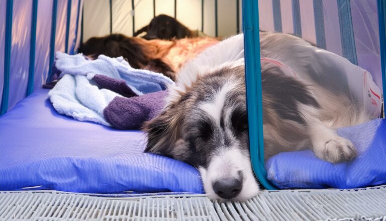 Border Collies dog sleep