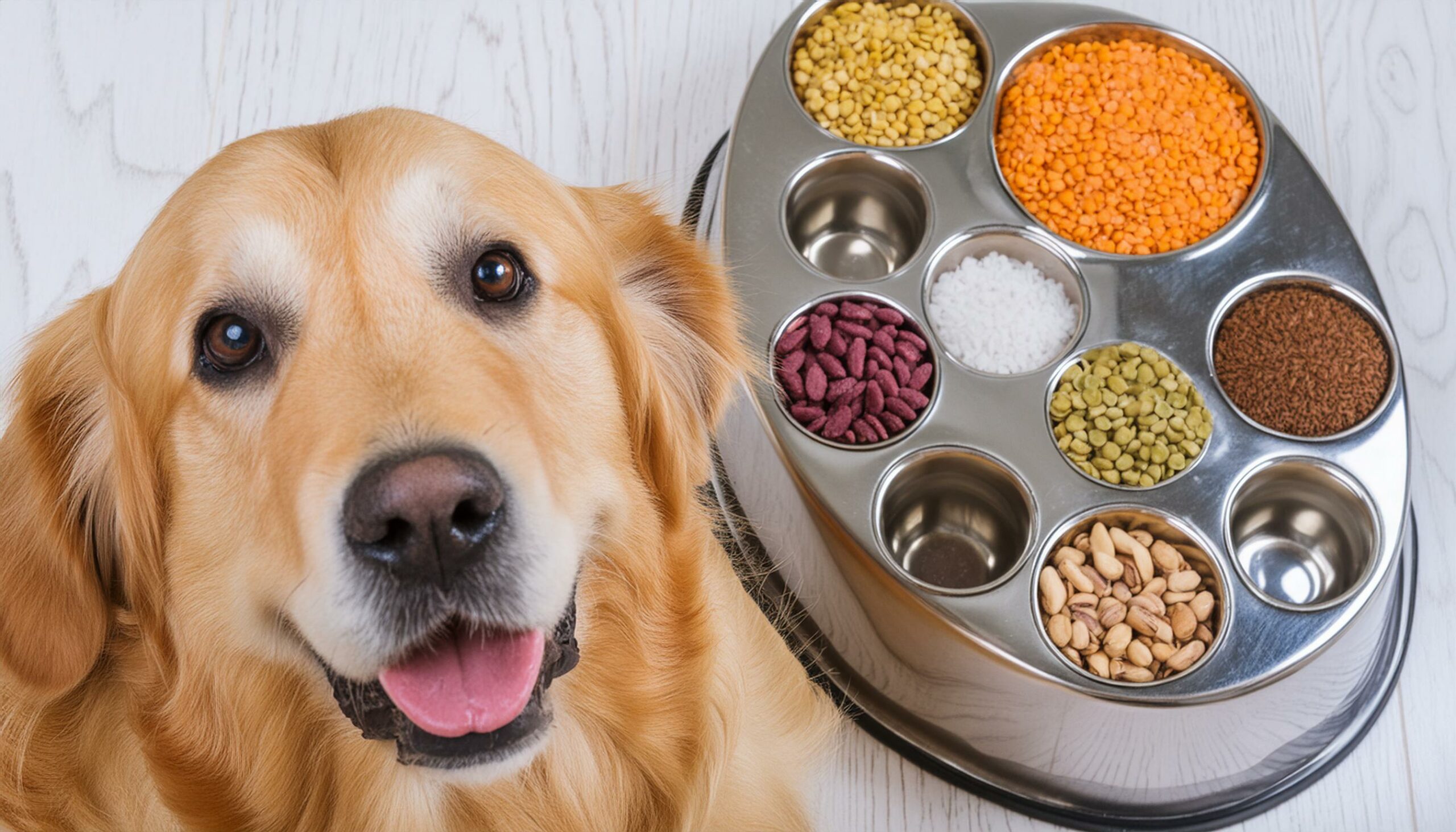 Golden Retrievers homemade dog food