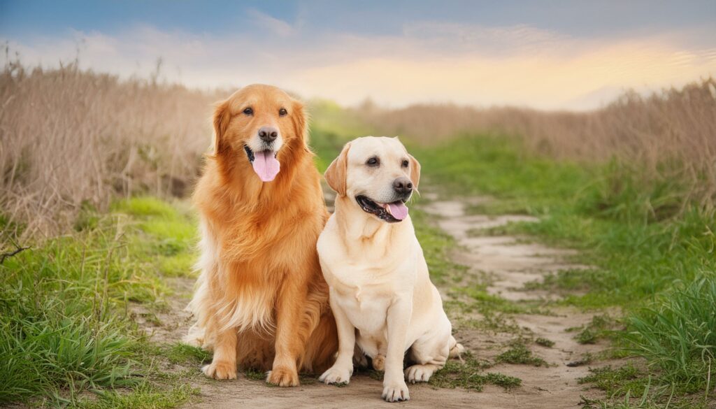 Golden Retriever happiness