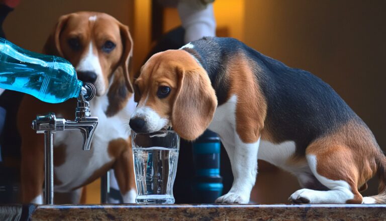 Beagles water consumption