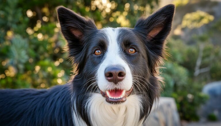 Border Collies staring behavior